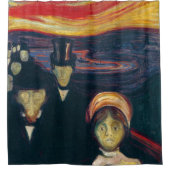 エドバードムンチ – 不安 シャワーカーテン (正面)