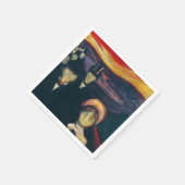 エドバードムンチ – 不安 スタンダードカクテルナプキン (角)