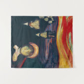 エドバードムンチ – 不安 タペストリー (正面(横))