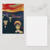 エドバードムンチ – 不安 ノートカード (正面/裏面)