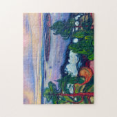 エドバードムンチ – 列車の煙 ジグソーパズル (縦)