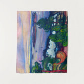 エドバードムンチ – 列車の煙 タペストリー (正面)