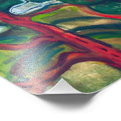 エドバードムンチ – 列車の煙 フォトプリント            (角)