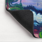 エドバードムンチ – 列車の煙 マウスパッド (コーナー)