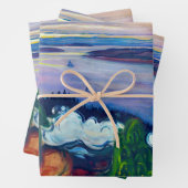 エドバードムンチ – 列車の煙 ラッピングペーパーシート (インサイチュ)