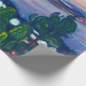 エドバードムンチ – 列車の煙 ラッピングペーパー (角)