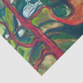 エドバードムンチ – 列車の煙 薄葉紙 (詳細)