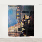 エドバードムンチ – 夕べオンカールヨハン通り タペストリー (正面)