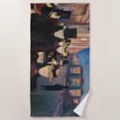 エドバードムンチ – 夕べオンカールヨハン通り ビーチタオル (正面)