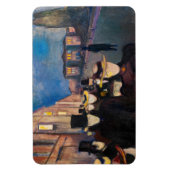 エドバードムンチ – 夕べオンカールヨハン通り マグネット (縦)