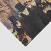 エドバードムンチ – 夕べオンカールヨハン通り 薄葉紙 (詳細)