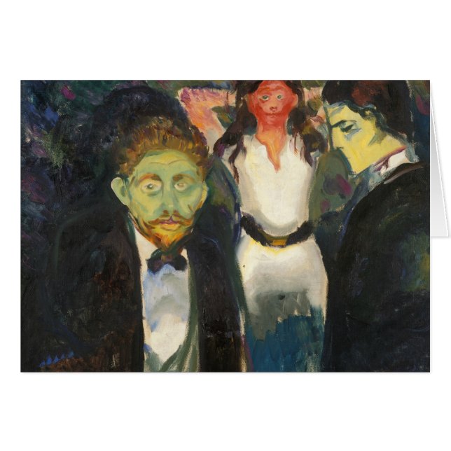 エドバードムンチ – 嫉妬 (正面横)