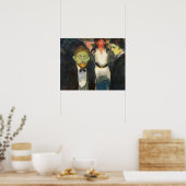 エドバードムンチ – 嫉妬 ポスター (キッチン)