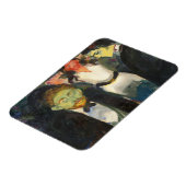 エドバードムンチ – 嫉妬 マグネット (左側)