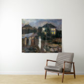 エドバードムンチ – 嵐 タペストリー (インサイチュ(横))