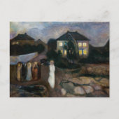 エドバードムンチ – 嵐 ポストカード (正面)