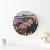 エドバードムンチ – 憂鬱1894 ラージ壁時計 (ホーム)