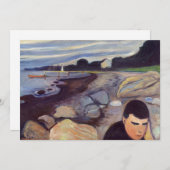 エドバードムンチ – 憂鬱 招待状 (正面/裏面)