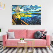 エドバード・ミーツ・ヴィンセント キャンバスプリント (インサイチュ (リビング))