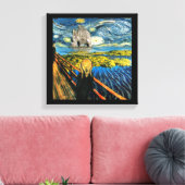 エドバード・ミーツ・ヴィンセント キャンバスプリント (インサイチュ (リビング))