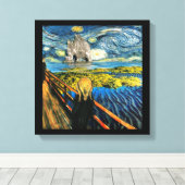 エドバード・ミーツ・ヴィンセント キャンバスプリント (インサイチュ (ウッドフロア))