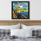 エドバード・ミーツ・ヴィンセント キャンバスプリント (インサイチュ (寝室))