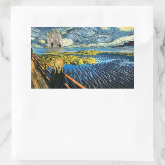 エドバード・ミーツ・ヴィンセント 長方形シール (バッグ)