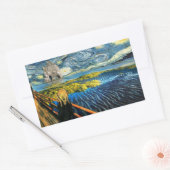 エドバード・ミーツ・ヴィンセント 長方形シール (封筒)