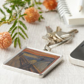 エドバード・ムンクによる自然の悲鳴1893 キーホルダー (側面)