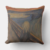 エドバード・ムンクによる自然の悲鳴1893 クッション (正面)