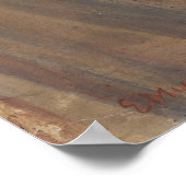 エドバード・ムンクによる1893年の自然の悲鳴 ポスター (角)