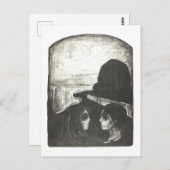 エドバード・ムンク「アトラクションI」絵画のポストカード ポストカード (正面/裏面)