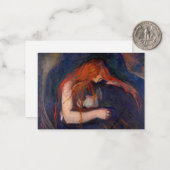 エドバード・ムンク – 吸血鬼/愛と痛み ノートカード (正面/裏面インサイチュ)