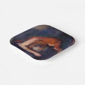 エドバード・ムンク – 吸血鬼/愛と痛み ペーパープレート (傾斜あり)