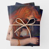 エドバード・ムンク – 吸血鬼/愛と痛み ラッピングペーパーシート (インサイチュ)