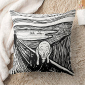 エドバード・ムンク – 悲鳴のリソグラフィ クッション (ブランケット)