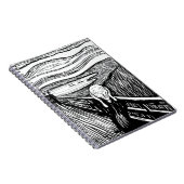 エドバード・ムンク – 悲鳴のリソグラフィ ノートブック (右側)