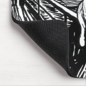 エドバード・ムンク – 悲鳴のリソグラフィ マウスパッド (コーナー)