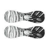 エドバード・ムンク – 悲鳴のリソグラフィ 野球ボール (パネル)