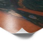 エドバード・ムンク – 病室での死 フォトプリント            (角)