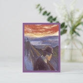 エドバード・ムンチ絶望 ポストカード (スタンド正面)