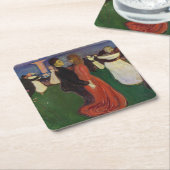 エドバード・ムンチ – 人生のダンス スクエアペーパーコースター (アングル)
