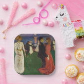 エドバード・ムンチ – 人生のダンス ペーパープレート (パーティー)