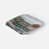 エドバード・ムンチ – 海岸。ルベック付近の風景 ペーパープレート (傾斜あり)