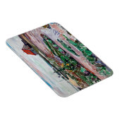 エドバード・ムンチ – 海岸。ルベック付近の風景 マグネット (右側)