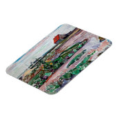 エドバード・ムンチ – 海岸。ルベック付近の風景 マグネット (左側)