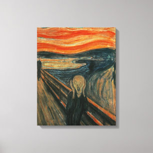 エドバ絵画ード・ムンクの悲鳴(Skrik) 1893 キャンバスプリント