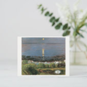 エドバ絵画ード・ムンチのサマーナイト・バイ・ザ・ビーチ ポストカード (スタンド正面)