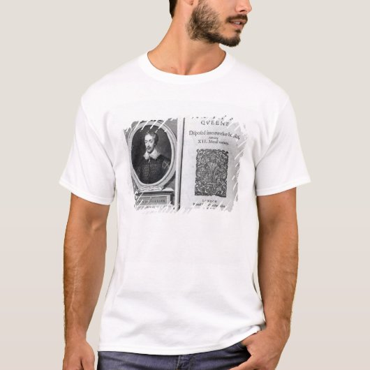 エドマンド・スペンサーのポートレートおよび Tシャツ (正面)