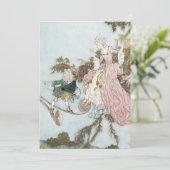 エドマンド・ダラクによるヴィンテージの眠れる森の美女 招待状 (スタンド正面)